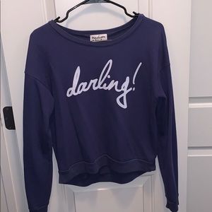 Navy Darling crew neck
